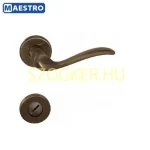 Végkiárusítás TOLOSA KILINCSGARNITÚRA ROZETTÁS WC SÚROLT BRONZ MAESTRO 113161621301