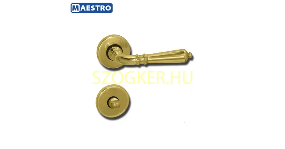 Biztonságos vásárlás VALENTINA KILINCSGARNITÚRA 90mm WC CSILLOGÓ RÉZ MAESTRO 101080801324