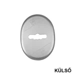 AJTÓZÁRCÍM OVÁL 70*55mm M.KRÓM KÉTTOLLÚ ZÁRHOZ KÜLSŐ RÉSZ MOTTURA 95323/MK Különleges ajánlat