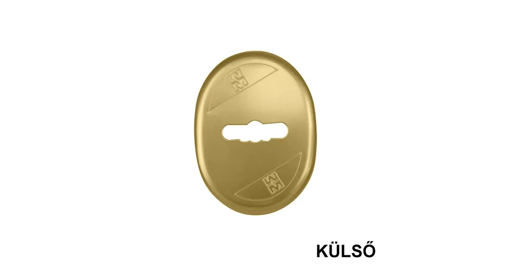 Biztonságos fizetés AJTÓZÁRCÍM OVÁL 70*55mm SR KÉTTOLLÚ ZÁRHOZ KÜLSŐ RÉSZ MOTTURA 95323/SR
