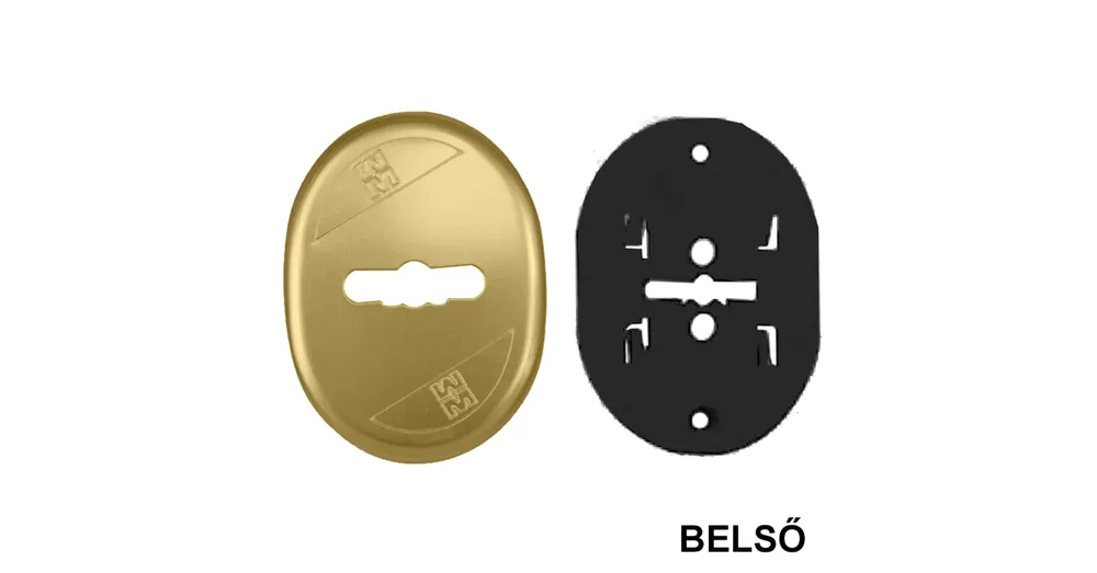 AJTÓZÁRCÍM OVÁL 70*55mm SR KÉTTOLLÚ ZÁRHOZ BELSŐ RÉSZ MOTTURA 95324/SR Kedvezmény