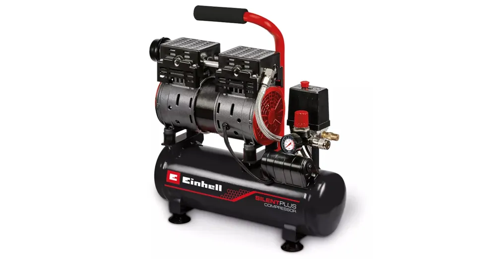 KOMPRESSZOR 550W OLAJMENTES TE-AC 110/6L SILENT PLUS 8BAR EINHELL 4020600 Szuper akció