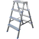 Outlet FELLÉPŐ-ZSÁMOLY LÉTRA 2x4FOKOS ALU KÉTOLDALON JÁRHATÓ ELKOP 10721 - DHR404