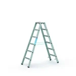 Végkiárusítás ZARGES 41308 PEREMEZETT ÁLLÓLÉTRA 2*8 FOKOS SAFERSTEP B (DIN EN 131)