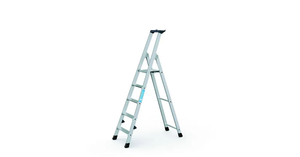 ZARGES 42455 HÁZTARTÁSI LÉTRA 5 FOKOS NOVA S (Z300) SZERSZÁMTARTÓVAL Vedd meg most