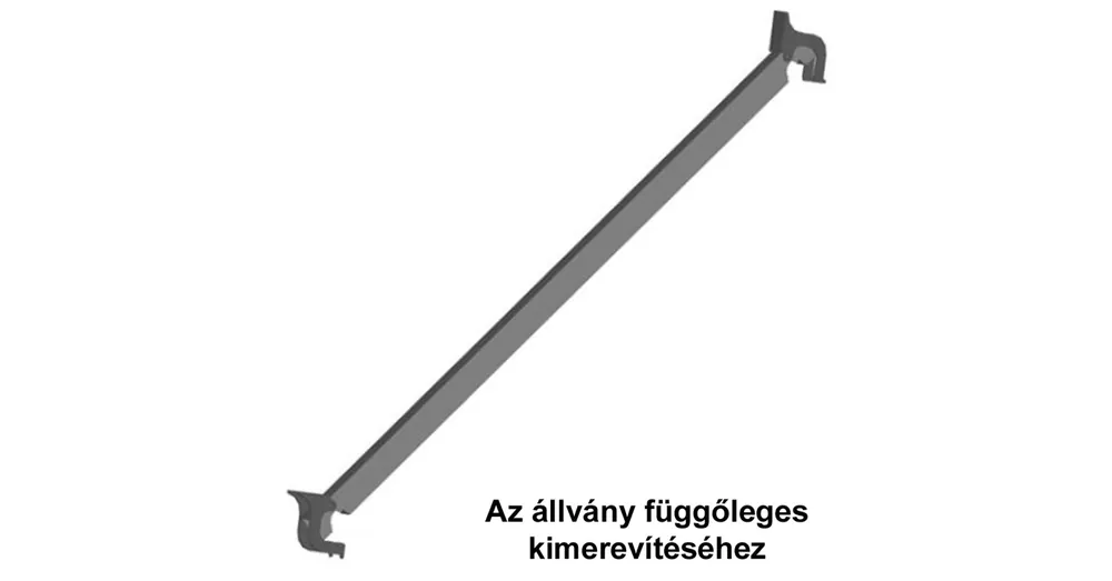 ZARGES 44420 ÁTLÓS MEREVÍTŐ 1.5M ÁLLVÁNYHOZ MODULMASTER 1800mm HOSSZÚ Népszerű