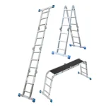 TÖBBFUNKCI.CSUKLÓLÉTRA 4*3 FOK MULTIBOARD SZÉLES LÁB IMPORT Biztonságos vásárlás