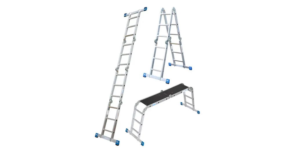 TÖBBFUNKCI.CSUKLÓLÉTRA 4*3 FOK MULTIBOARD SZÉLES LÁB IMPORT Biztonságos vásárlás