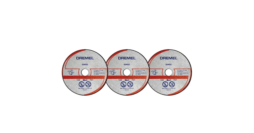 DREMEL 2615S510JA FÉM-MŰANYAGVÁGÓ TÁRCSA D77 DSM510 03DB/CSOMAG Azonnal elérhető