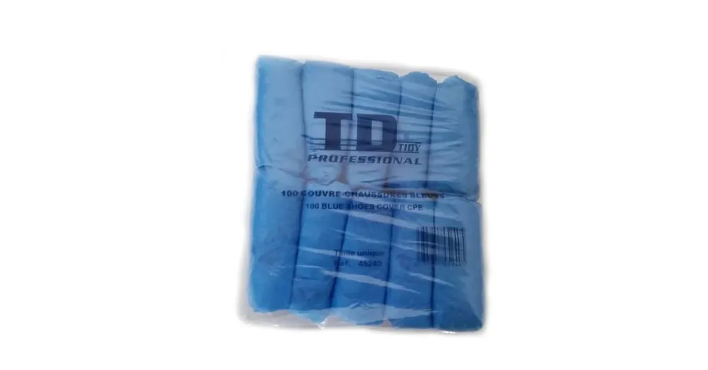 CIPŐVÉDŐ KÉK NYLON GUMÍROZOTT TIDY LÁBZSÁK 100DB/CS COVERGUARD 45240 Akció
