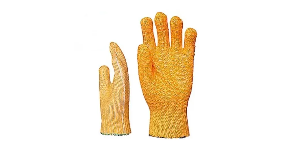 VÉDŐKESZTYŰ KÖTÖTT PAMUT 10 CSÚSZÁSBIZTOS CRISS-CROSS RÁCS COVERGUARD 4500 Alacsony ár