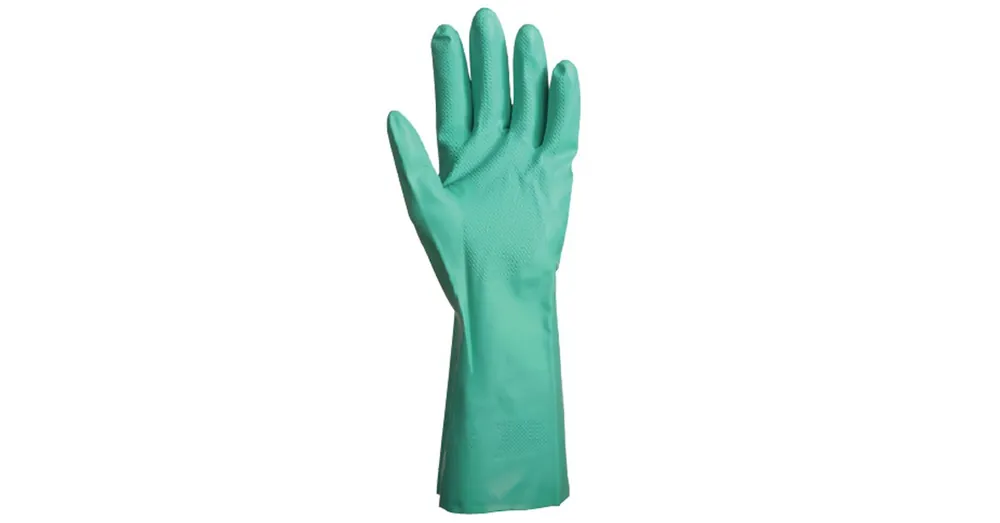 VÉDŐKESZTYŰ NITRIL 9 ZÖLD VEGYSZERÁLLÓ 32cm/0.4mm COVERGUARD 5509 Árengedmény