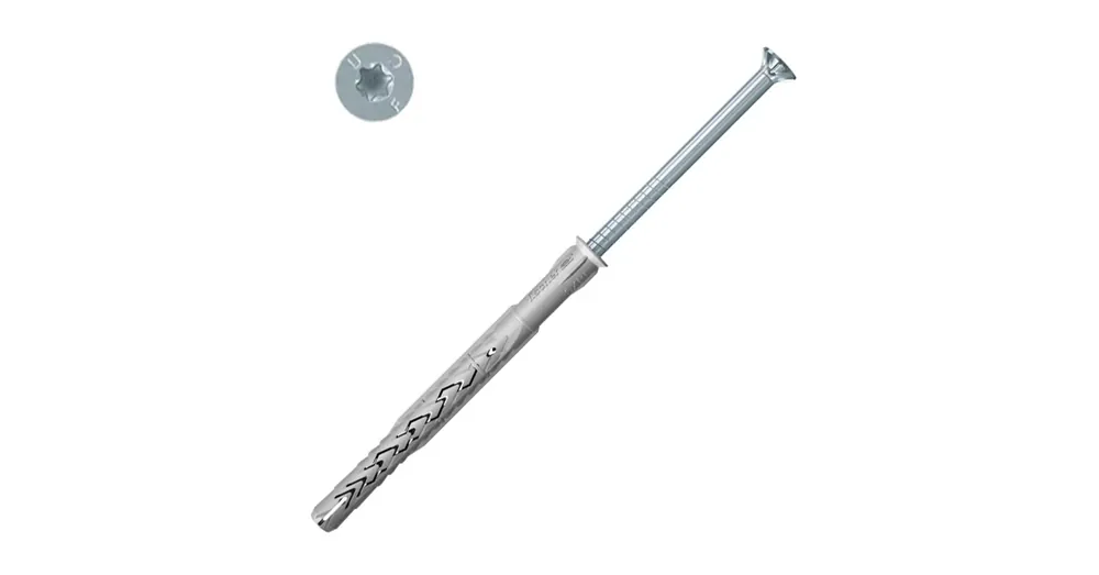 Gyors szállítás FISCHER 522698 HOMLOKZATRÖGZÍTŐ DÜBEL D10*80 SXRL-T HG. SF UNIVERZÁLIS TORX