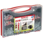 FISCHER 536091 DÜBEL+CSAVAR KÉSZLET DUO-POWER 280DB / RED-BOX Népszerű
