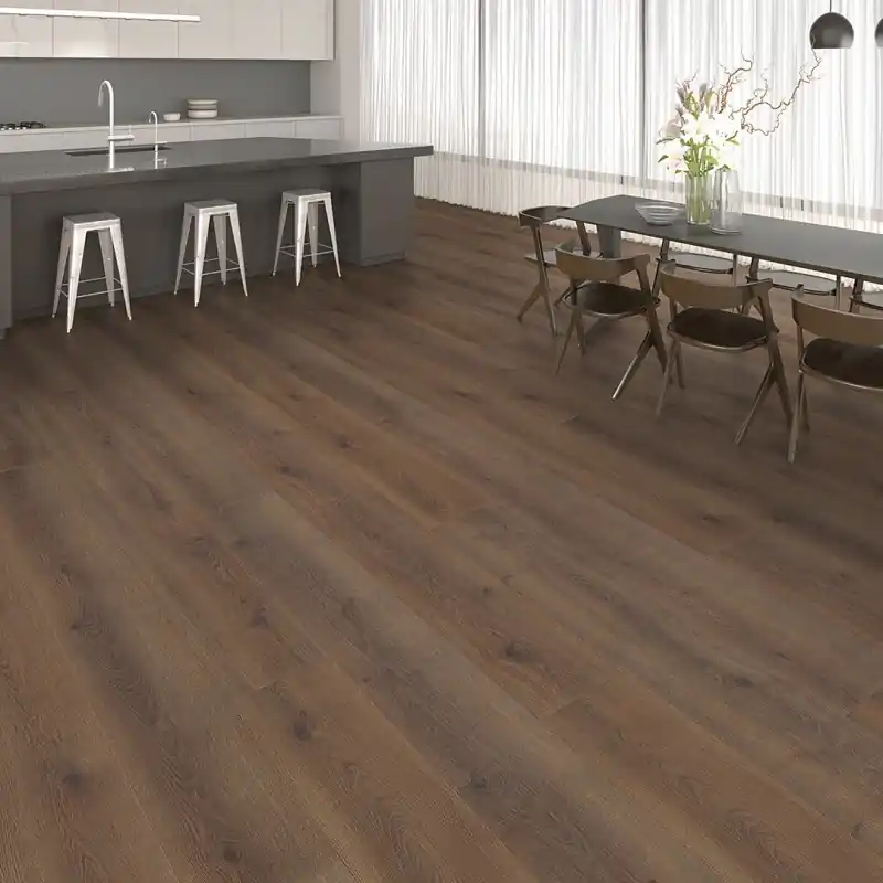 Azonnali szállítás Oak Contura Smoked AQUA laminált padló 243 x 2200