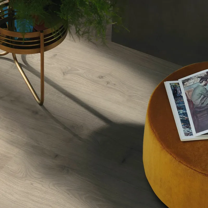 Szuper akció Oak Emilia Velvet Grey AQUA laminált padló Silent Pro hangszigeteléssel 243 x 2200