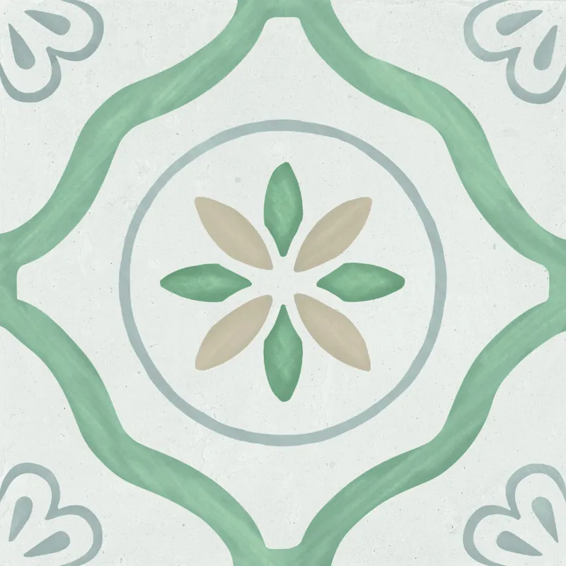 Ne maradj le Peronda Harmony Sirocco Green Petals R10 22,3x22,3 járólap