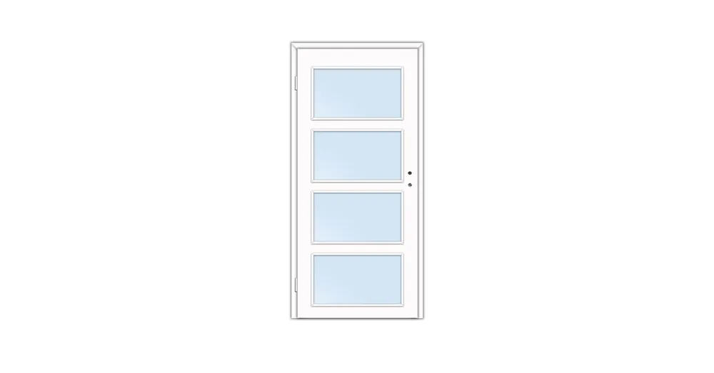 Bestseller Dekor beltéri ajtó Medina 100x210 balos fehér 12-14 tokkal