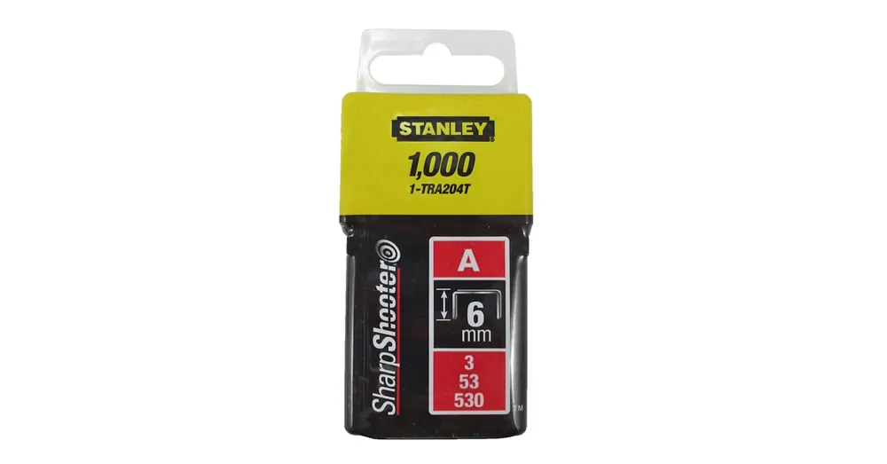Bestseller STANLEY 1-TRA204T TŰZŐKAPOCS A 6*11,3mm TYPE53/A/M53 1000DB/CSOMAG HG.