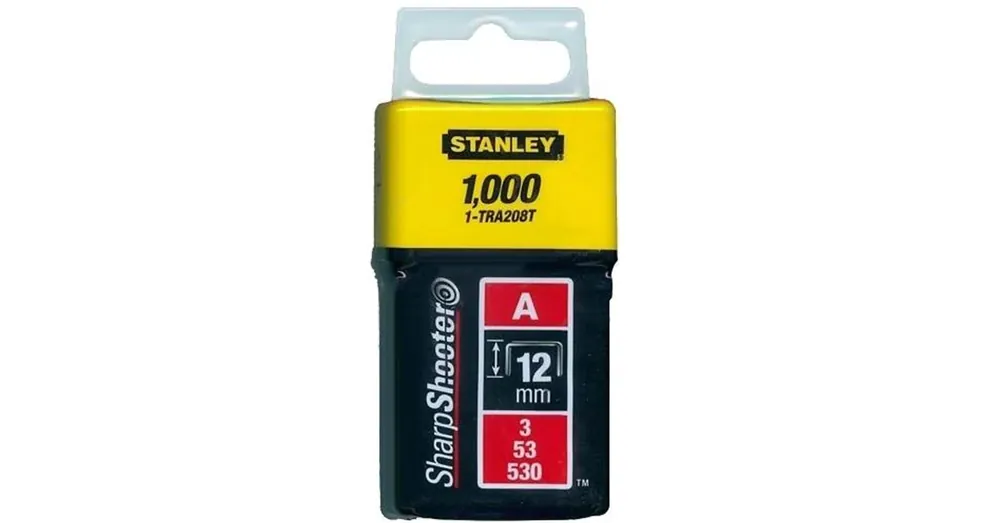 STANLEY 1-TRA208T TŰZŐKAPOCS A 12*11,3mm TYPE53/A/M53 1000DB/CSOMAG HG. Szezonális akció