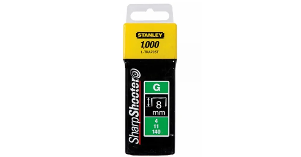 Olcsóbb STANLEY 1-TRA705T TŰZŐKAPOCS G 8*10.6mm 1000DB/CSOMAG HG.