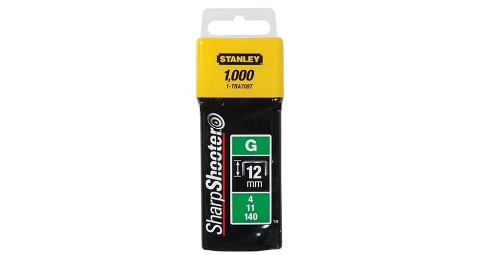 Biztonságos vásárlás STANLEY 1-TRA708T TŰZŐKAPOCS G 12*10,6mm 1000DB/CSOMAG HG.
