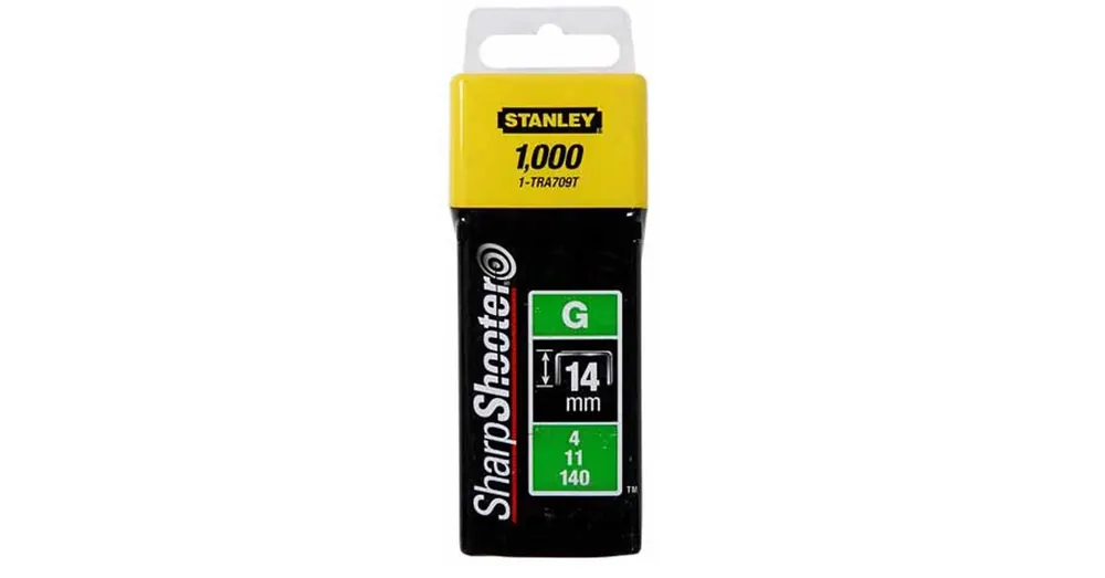 Kedvezményes ár STANLEY 1-TRA709T TŰZŐKAPOCS G 14*10,6mm 1000DB/CSOMAG HG.