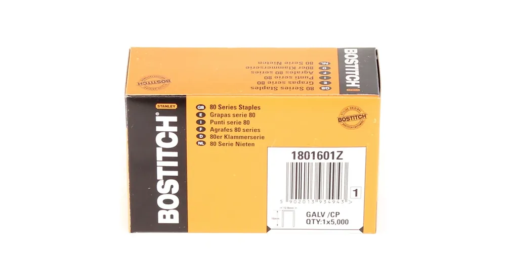 Legnépszerűbb TŰZŐKAPOCS 16*12,8mm 5000DB/CSOMAG BOSTITCH 1801601Z