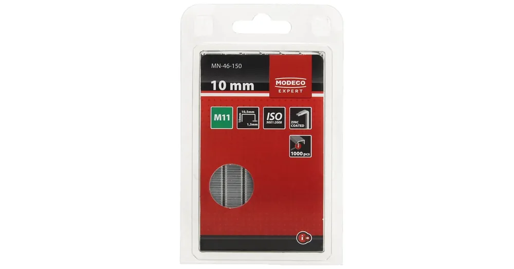 Rendeld meg most MODECO 46150 TŰZŐKAPOCS M11 10*10,5mm 1000DB/CSOMAG 1,3mm VASTAG