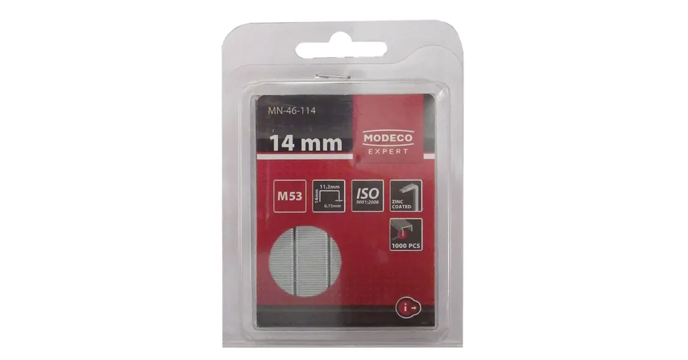 MODECO 46114 TŰZŐKAPOCS M53 14*11,3mm TYPE53/A/M53 1000DB/CS 0,75mm Kedvezmény