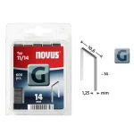 TŰZŐKAPOCS G 14*10,6mm 600DB/CSOMAG 1,25mm VASTAG NOVUS 042-0388 11/14 Azonnal elérhető