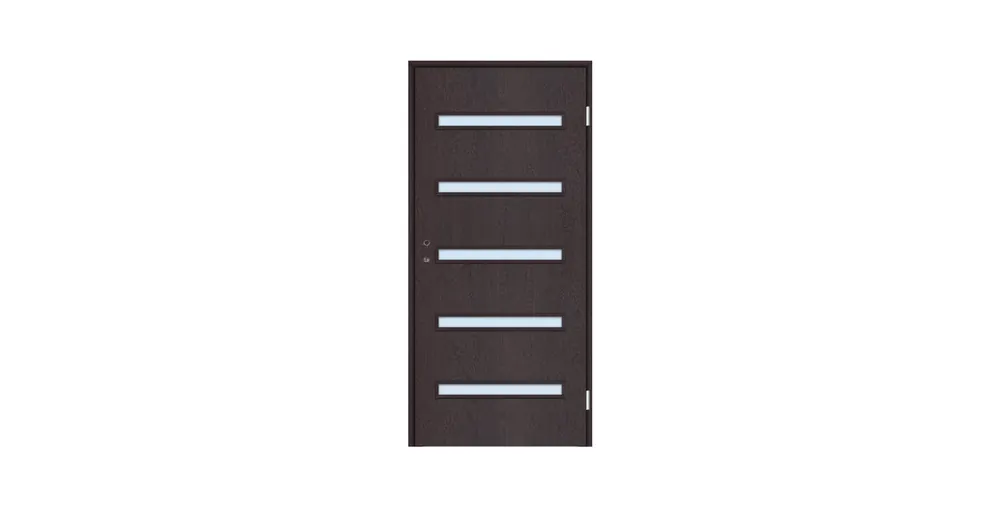 Árengedmény Dekor beltéri ajtó Milétosz V 100x210 jobbos wenge 12-14 tokkal