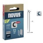 TŰZŐKAPOCS C 12*6.1mm 1000DB/CSOMAG 1.1mm VASTAG NOVUS 042-0800 4/12 Ajánlat