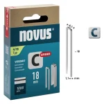 TŰZŐKAPOCS C 18*6.1mm 1000DB/CSOMAG 1.1mm VASTAG NOVUS 042-0802 4/18 Árcsökkenés