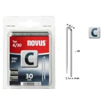 TŰZŐKAPOCS C 30*6,1mm 1100DB/CSOMAG 1,1mm VASTAG NOVUS 042-0461 4/30 Biztonságos fizetés