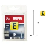 Újdonság TŰZŐSZEG E 16mm 1000DB/CSOMAG 1.2mm VASTAG NOVUS 044-0089 J/16