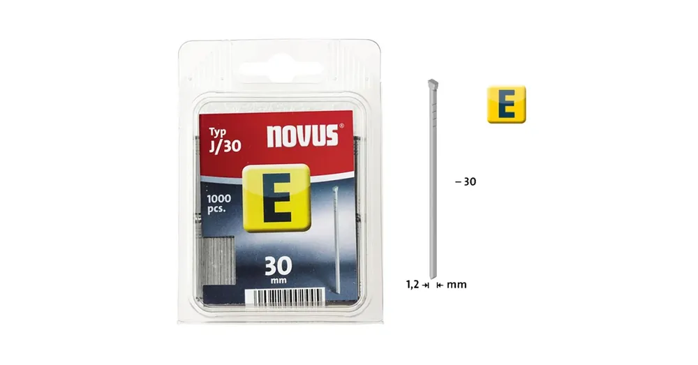 TŰZŐSZEG E 30mm 1000DB/CSOMAG 1,2mm VASTAG NOVUS 044-0066 J/30 Legnépszerűbb
