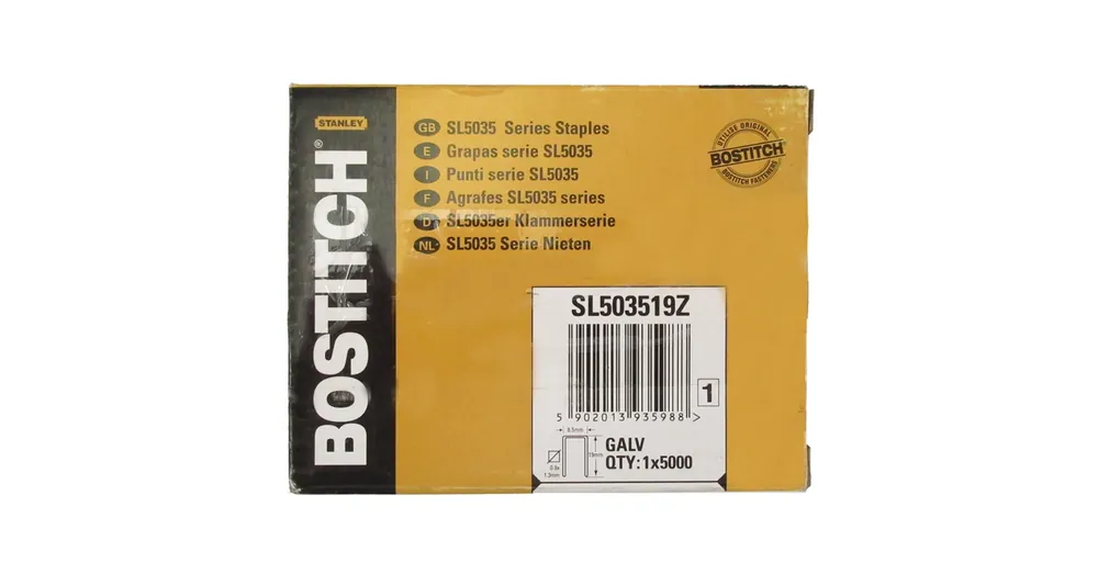 SZEGBELÖVŐHÖZ KAPOCS 92/18 5000db/DOBOZ BOSTITCH SL503519Z Biztonságos fizetés
