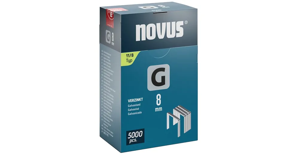 TŰZŐKAPOCS G 8*10.6mm 5000DB/CSOMAG 1.25mm VASTAG NOVUS 042-0766 11/8 Bestseller