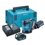 Prémium MAKITA DBO180RTJ EXCENTERCSISZOLÓ AKKUS 18V 2DB 5Ah AKKUVAL+KOFFER