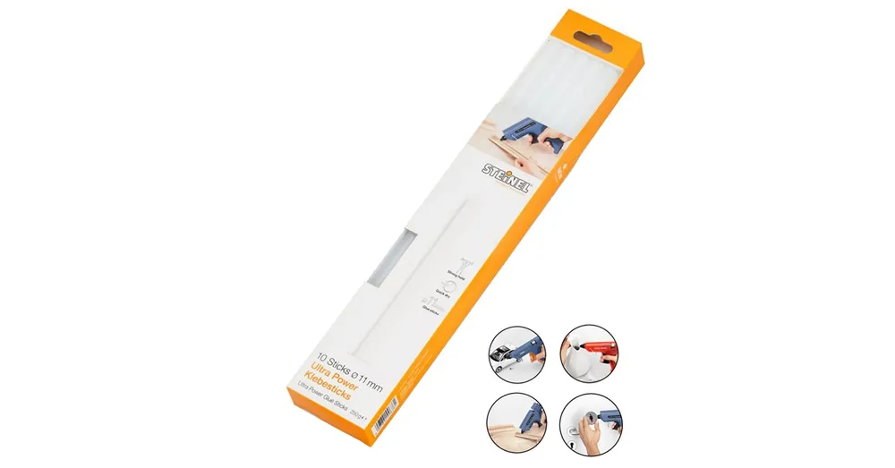 Prémium STEINEL 006761 RAGASZTÓRÚD PISZTOLYBA 10DB/CS D11*25cm SZÍNTELEN ULTRA POWER
