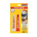 Exkluzív ajánlat RAGASZTÓ 5PERCES 20g 2*15ML EPOXY RAPID PIROS CSOM SOUDAL 124683