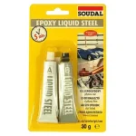 Exkluzív ajánlat RAGASZTÓ SOUDAL LIQUID STEEL 30g- 5 PERCES, SZÜRKE SOUDAL 124932