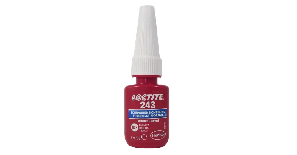 CSAVAR RÖGZÍTŐ 5ML KÖZEPES SZILÁRDSÁGÚ 250FOK HEV LOCTITE 243/5 Csak ma