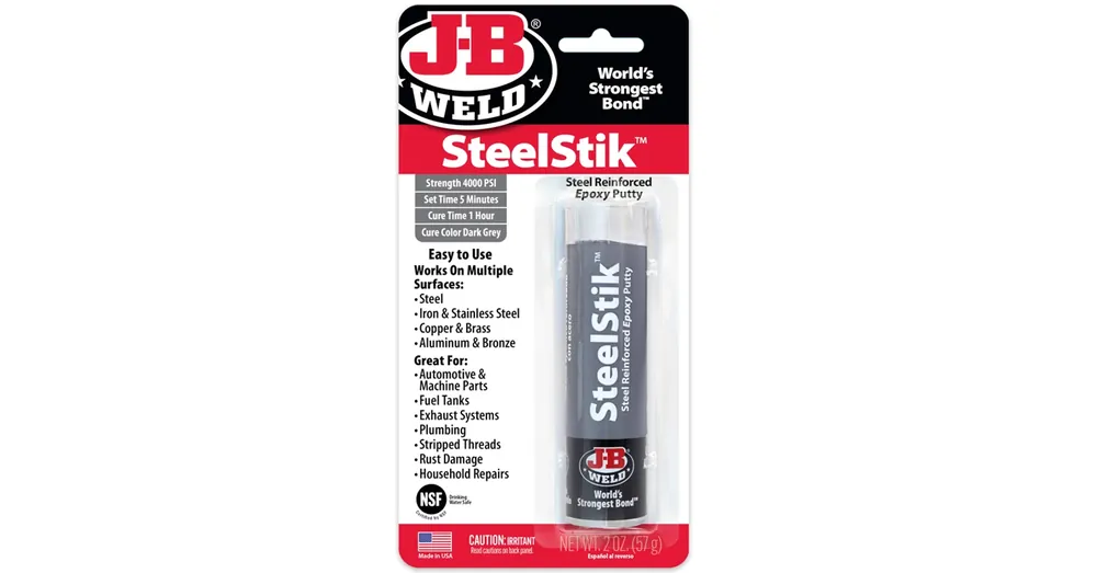 RAGASZTÓ EPOXY GYURMA 57GR J-B WELD STEELSTIK 8267 Vásárlói kedvenc