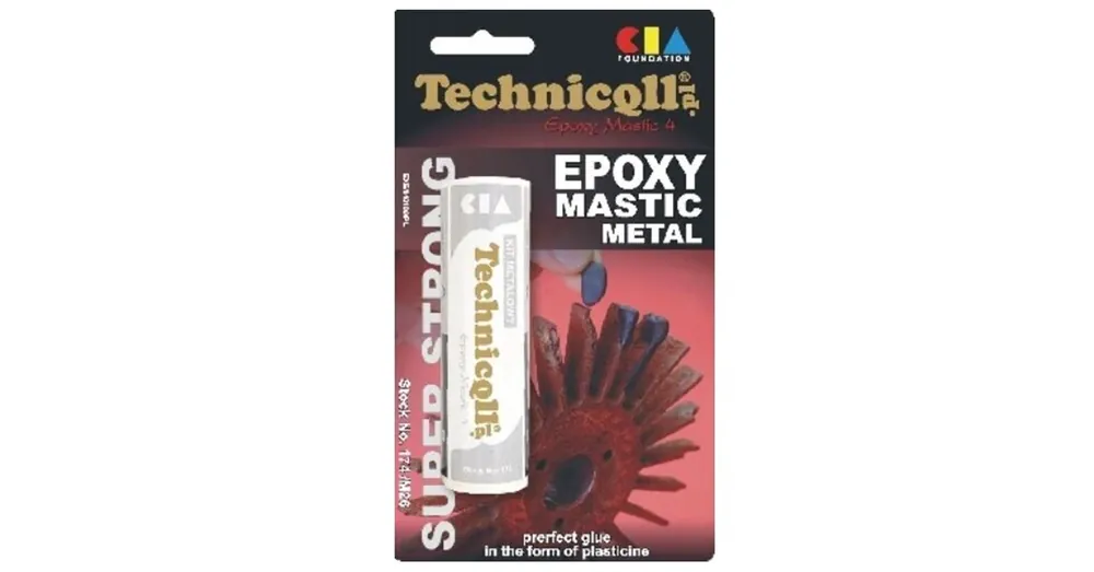 RAGASZTÓ EPOXY GYURMA 40GR ACÉL ERŐSSÉG,120 FOKIG HŐÁLLÓ TECHNICOLL E-174 Kiárusítás