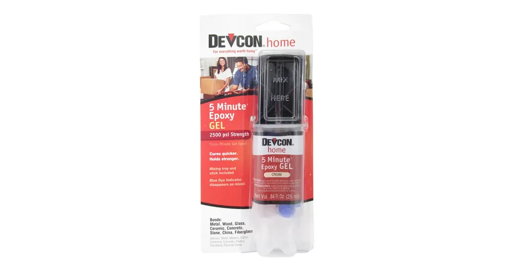 RAGASZTÓ EPOXY 25ML 5 PERCES KRÉMSZÍNŰ,ÁLTALÁNOS 2 KOMP. DEVCON S-210 21045 Szuper ajánlat