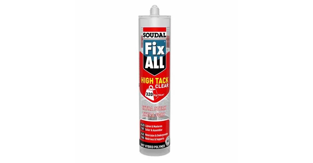 RAGASZTÓ 290ML FIX-ALL HIGH TACK CLEAR SOUDAL 131747 Gyors szállítás