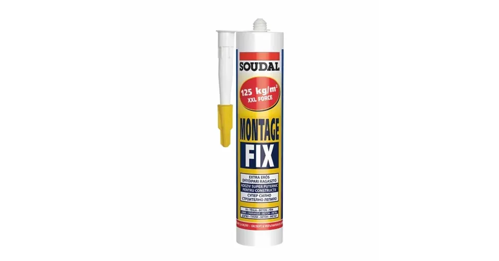 RAGASZTÓ ÉPÍTÉSI MONTAGE-FIX EXTRA ERŐS 280ML OLDÓSZERMENT. SOUDAL 123108 Vedd meg online