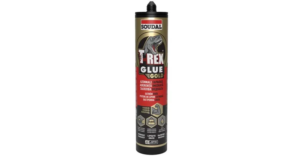 RAGASZTÓ ÉPÍTÉSI 290ml T-REX GOLD EXTRA ERŐS EXTREME SOUDAL 146055 Gyors szállítás